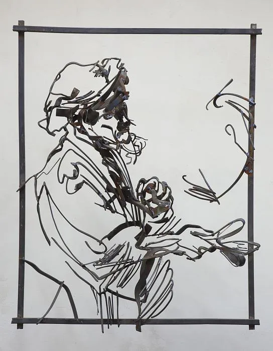 Beggar Playing the Spoons